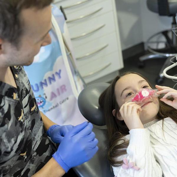 Child with Nasal Hood